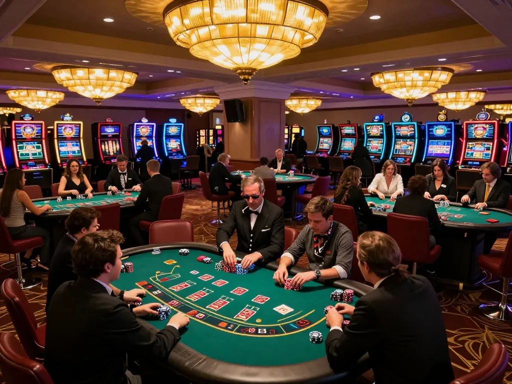 Players experience the excitement of blackjack at 98win casino, showcasing engaging gameplay.