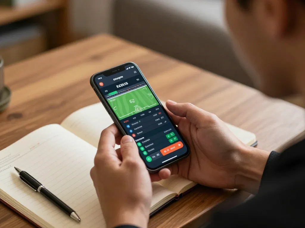 ee88go user analyzing live sports odds on mobile app for better betting decisions