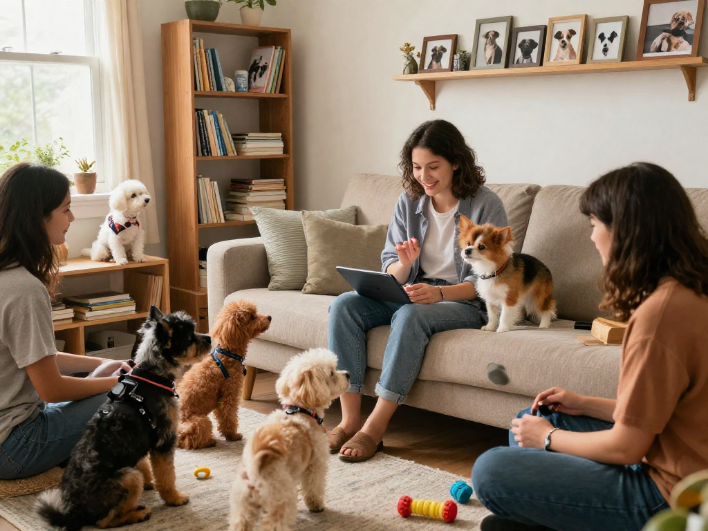Engaging discussion about rokok88 in a warm pet community setting