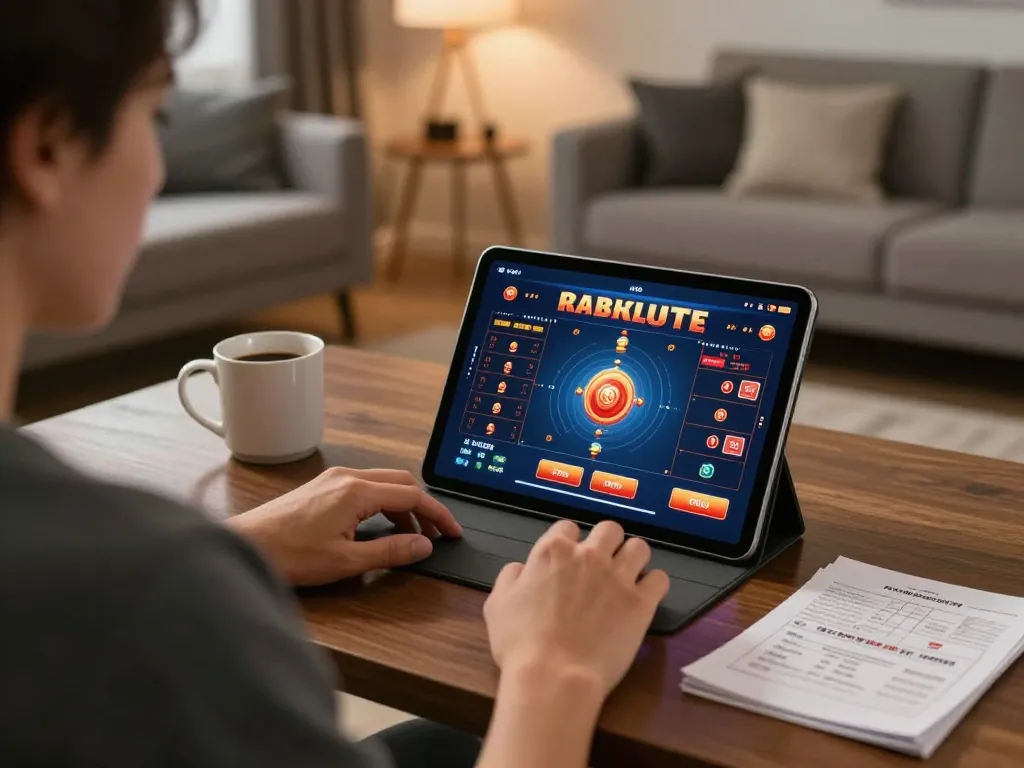 Engaging in online gambling at https://tr88.bio/ while comfortably analyzing strategies at home.
