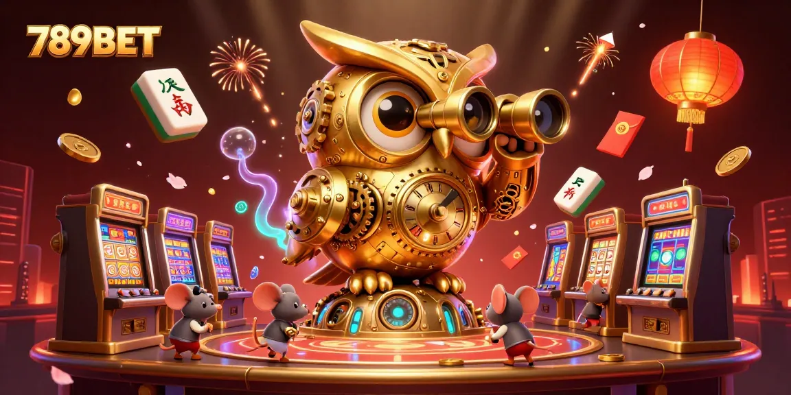 Experience the thrilling world of gambling with 789BET illustrated via dynamic casino elements and characters.