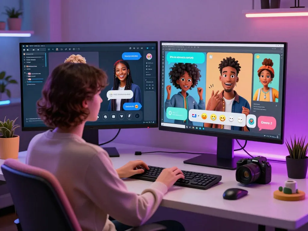 Engaging scene of a user interacting with character AI NSFW avatars showcasing vibrant digital experience.
