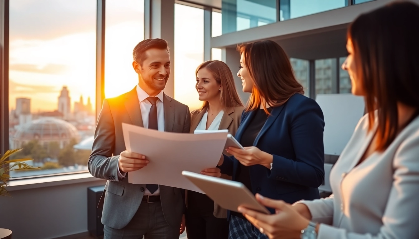 Immobilienmakler Frankfurt Ginnheim bietet professionelle Beratung im modernen Büro.