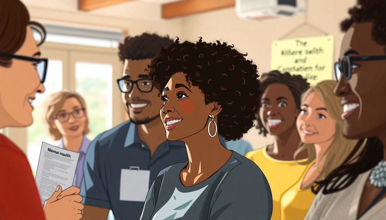 Promote mental health awareness through supportive group discussions.
